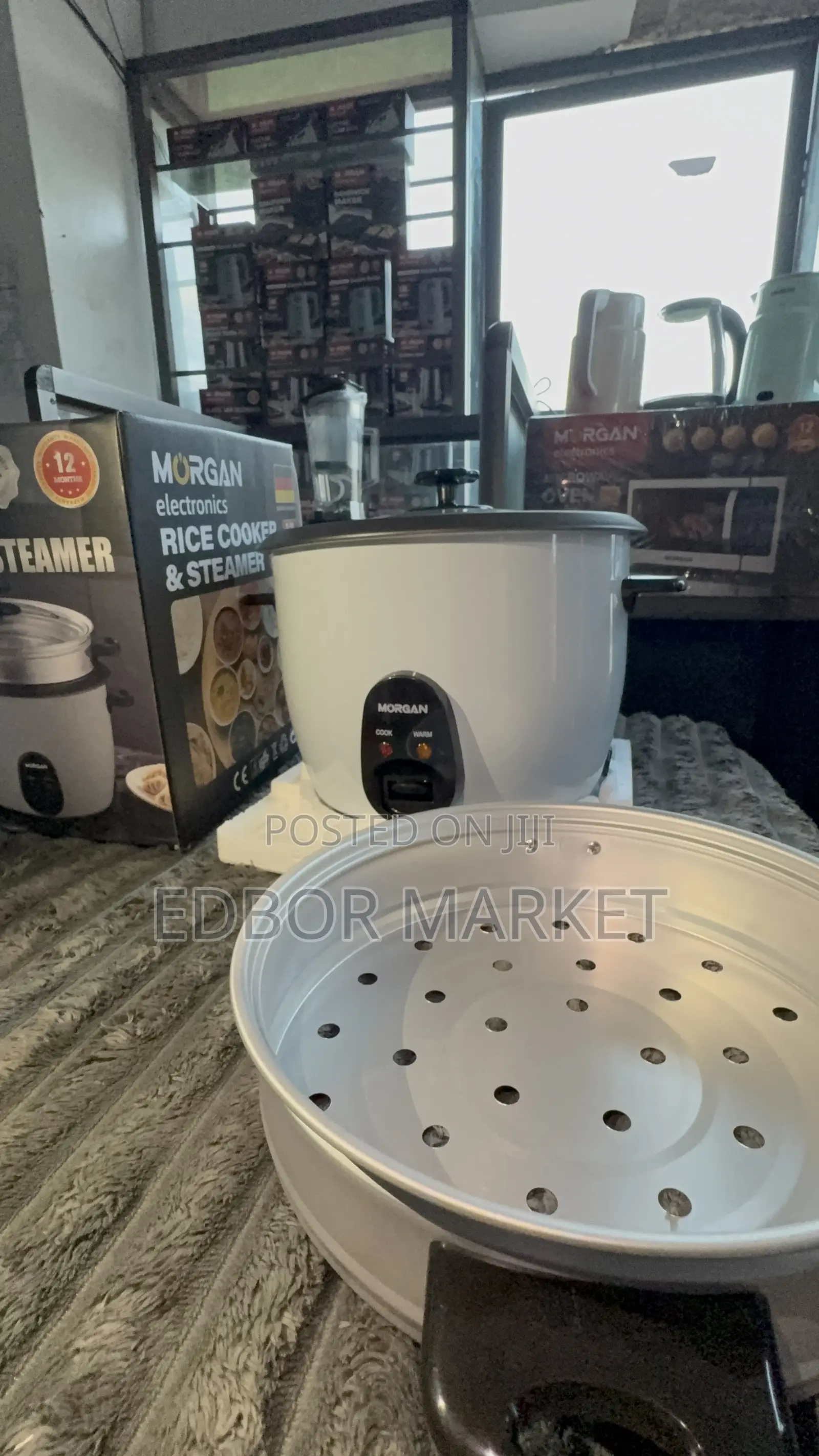 Morgan 2.2L Rice Cooker & Steamer RC-2205 900W