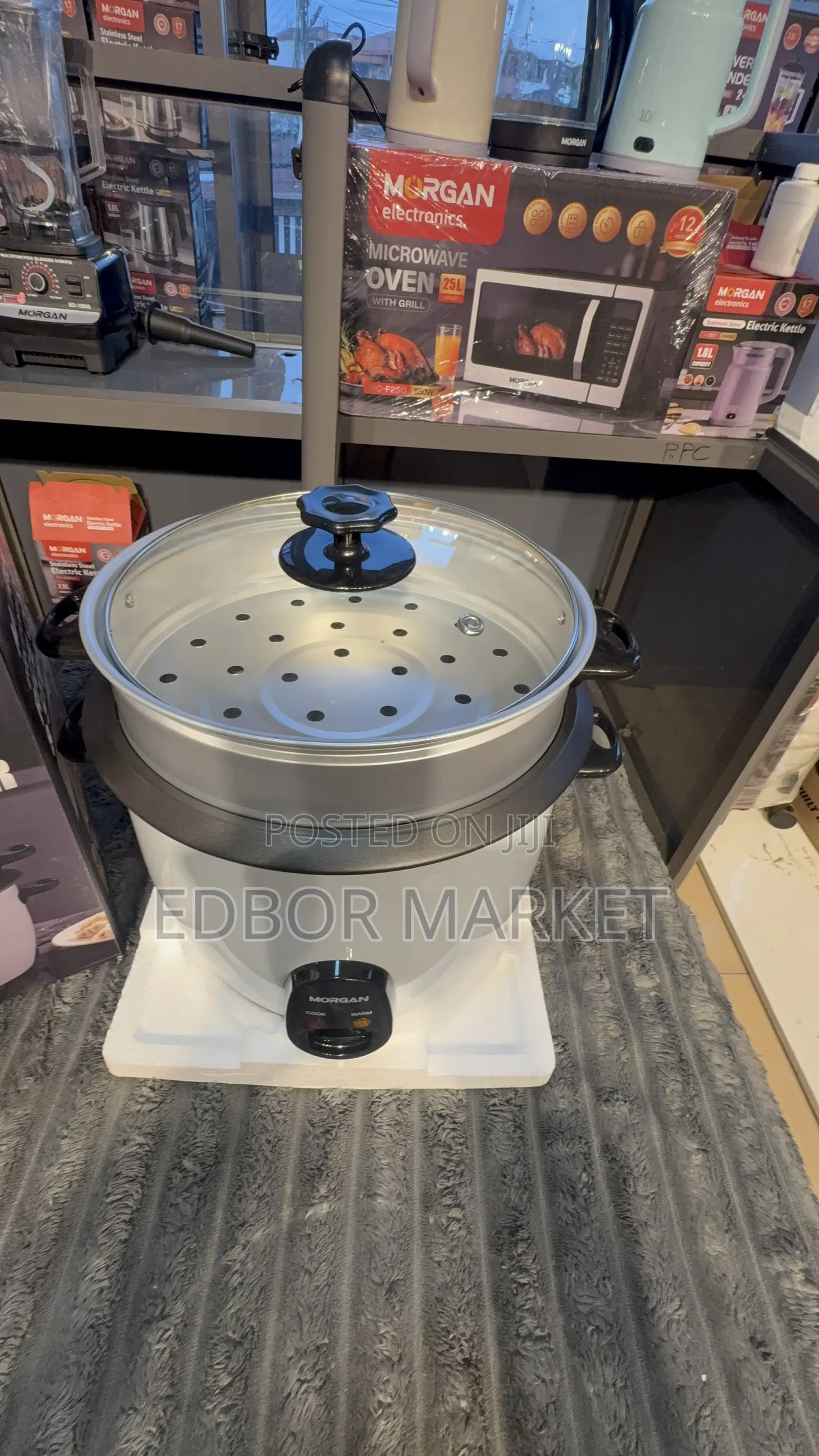 Morgan 2.2L Rice Cooker & Steamer RC-2205 900W