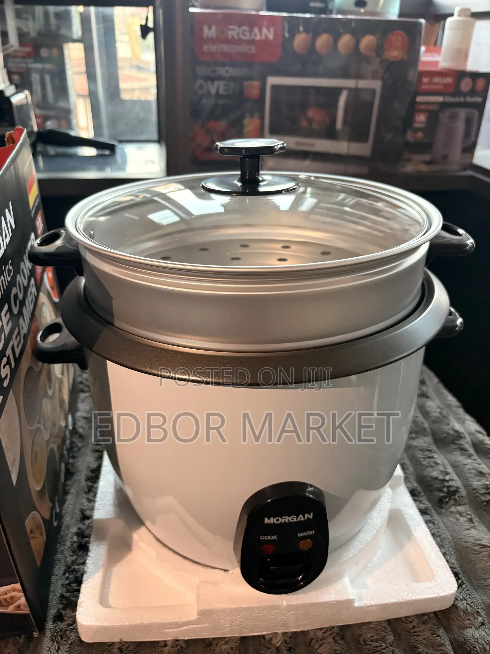 Morgan 2.2L Rice Cooker & Steamer RC-2205 900W