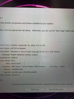 New Laptop Lenovo Legion 7 16GB AMD Ryzen 7 SSD 512GB