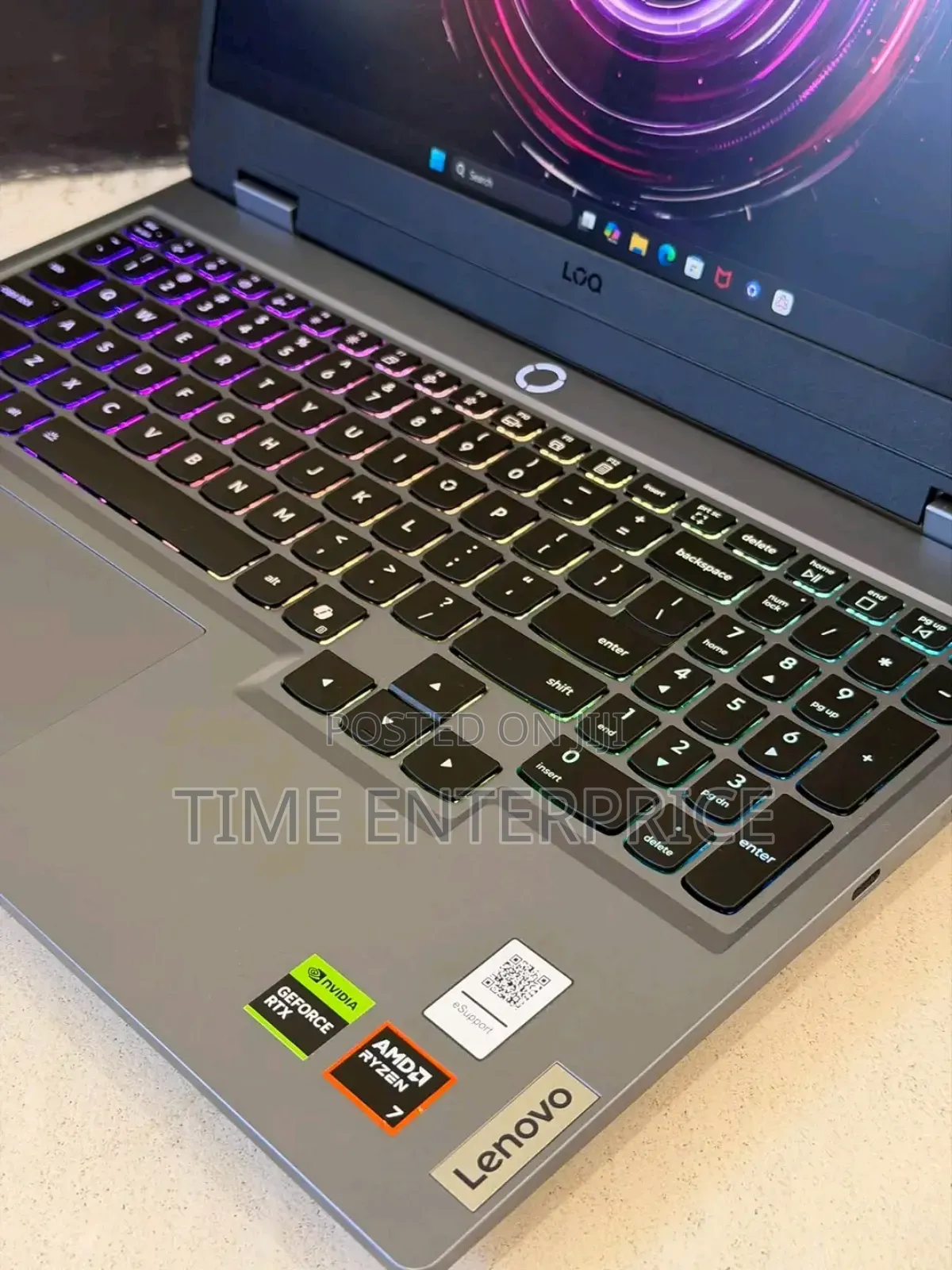 New Laptop Lenovo Legion 7 16GB AMD Ryzen 7 SSD 512GB