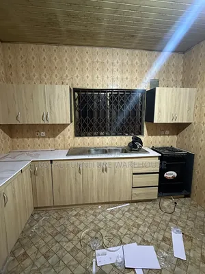 Solid Kitchen Cabinet Set (Locally Made From Glossy Laminated Board)