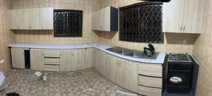 Solid Kitchen Cabinet Set (Locally Made From Glossy Laminated Board)