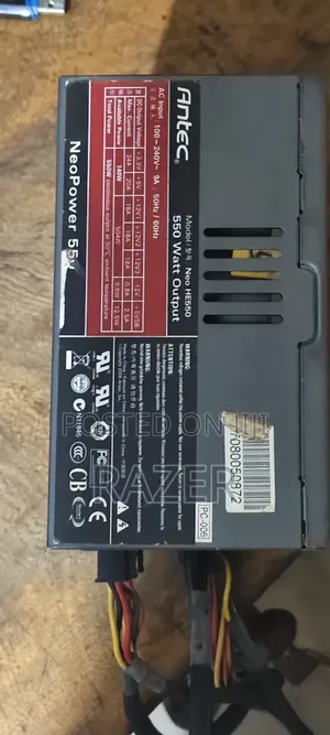 550watt Antec Power Supply and 16gb Ddr4 Memory