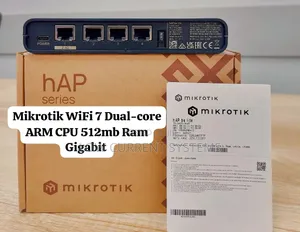 MikroTik Wifi7 Router Board HAP BE LITE 512mb RAM 200+ Users Billing