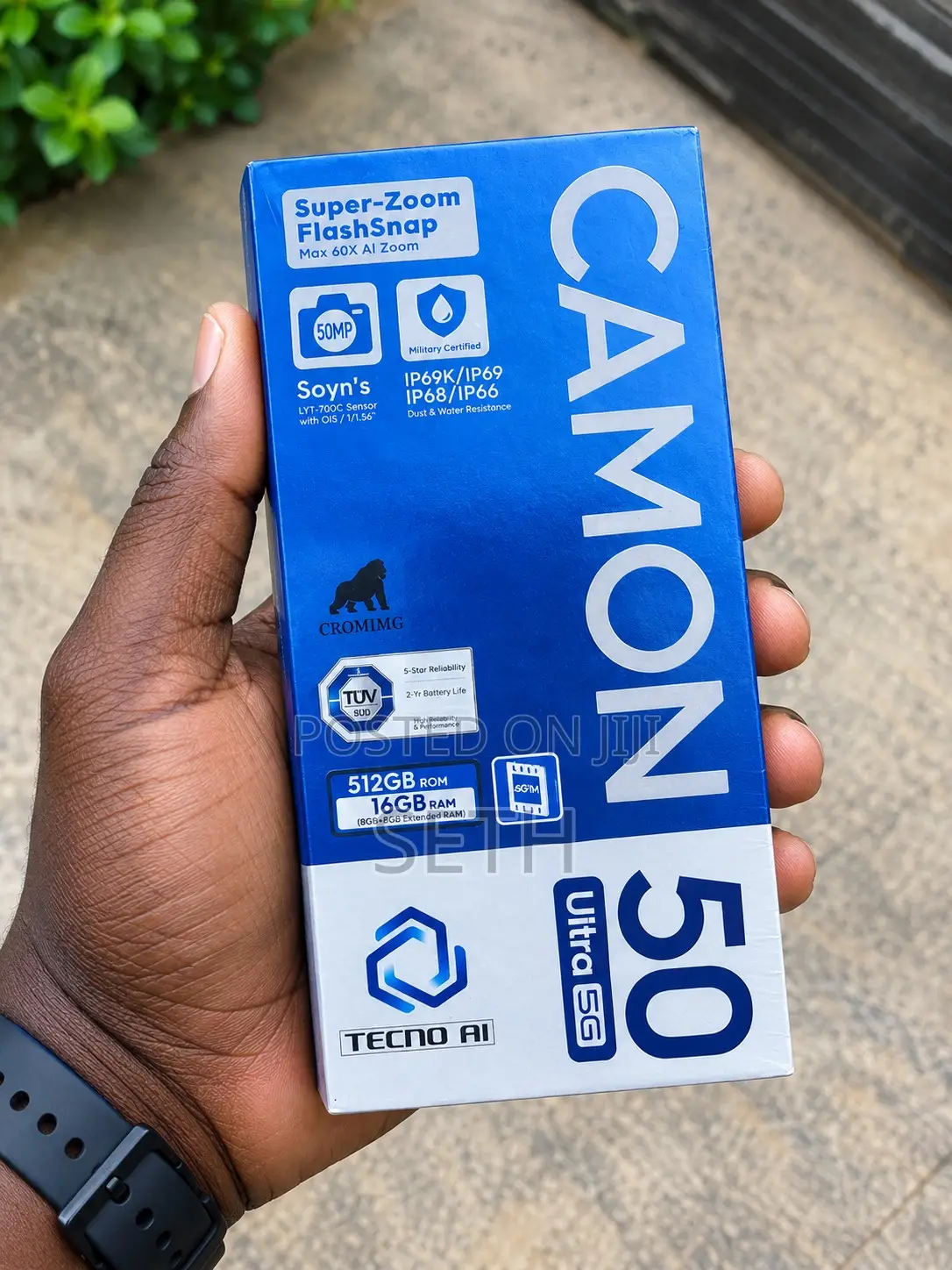 New Tecno Camon 50 Ultra 512 GB Black