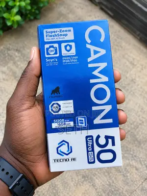 New Tecno Camon 50 Ultra 512 GB Black