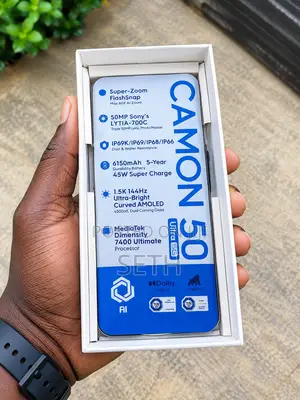 New Tecno Camon 50 Ultra 512 GB Black