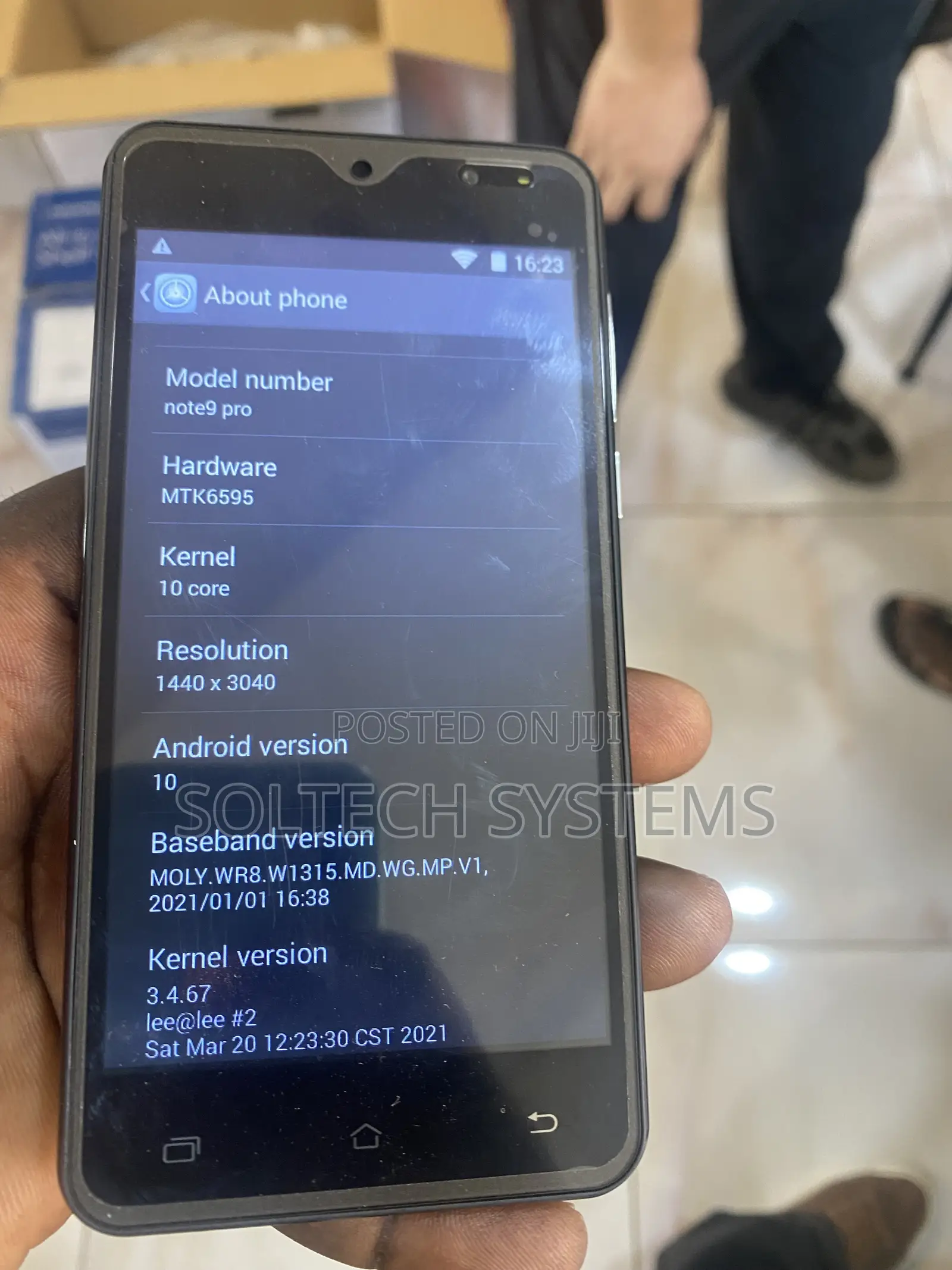 New Mobile Phone 128 GB Black