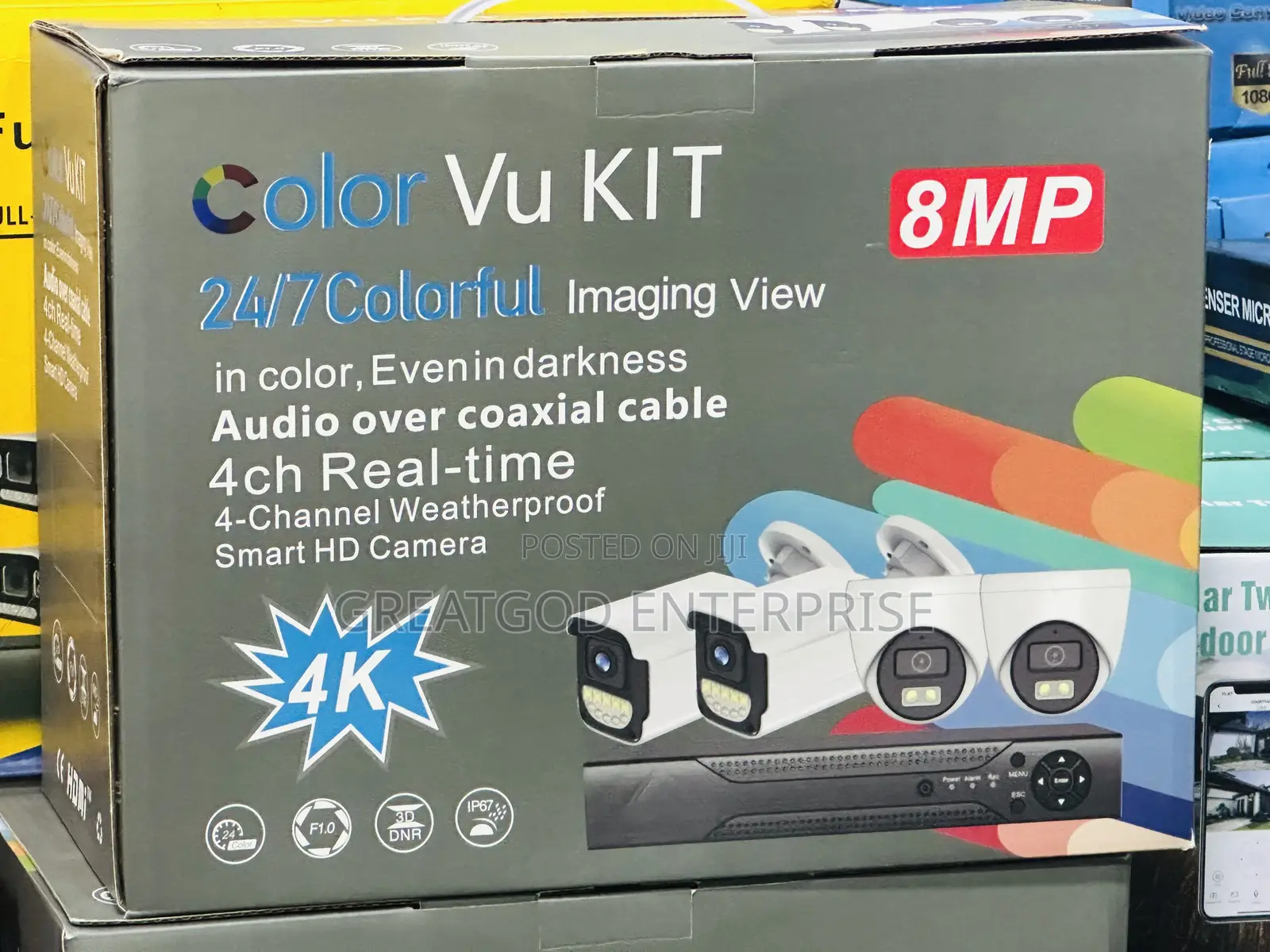 Hikvision ColorVu 8MP 4-Channel CCTV Kit