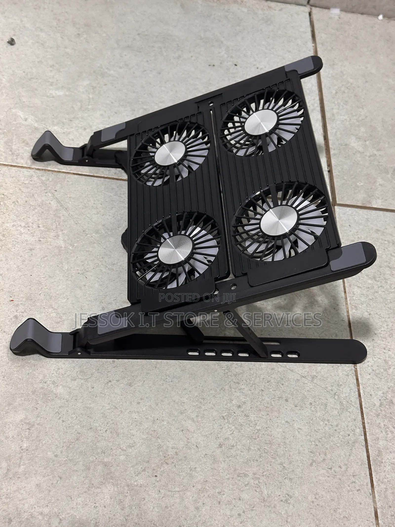 Folding Laptop Stand With Four RGB Radiator Fan