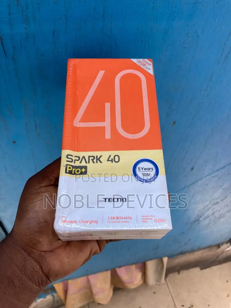 New Tecno Spark 40 Pro+ 256 GB Black