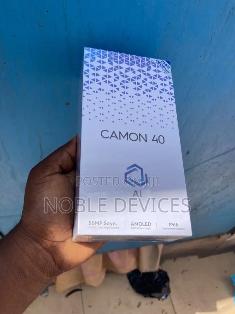 New Tecno Camon 40 256 GB Silver