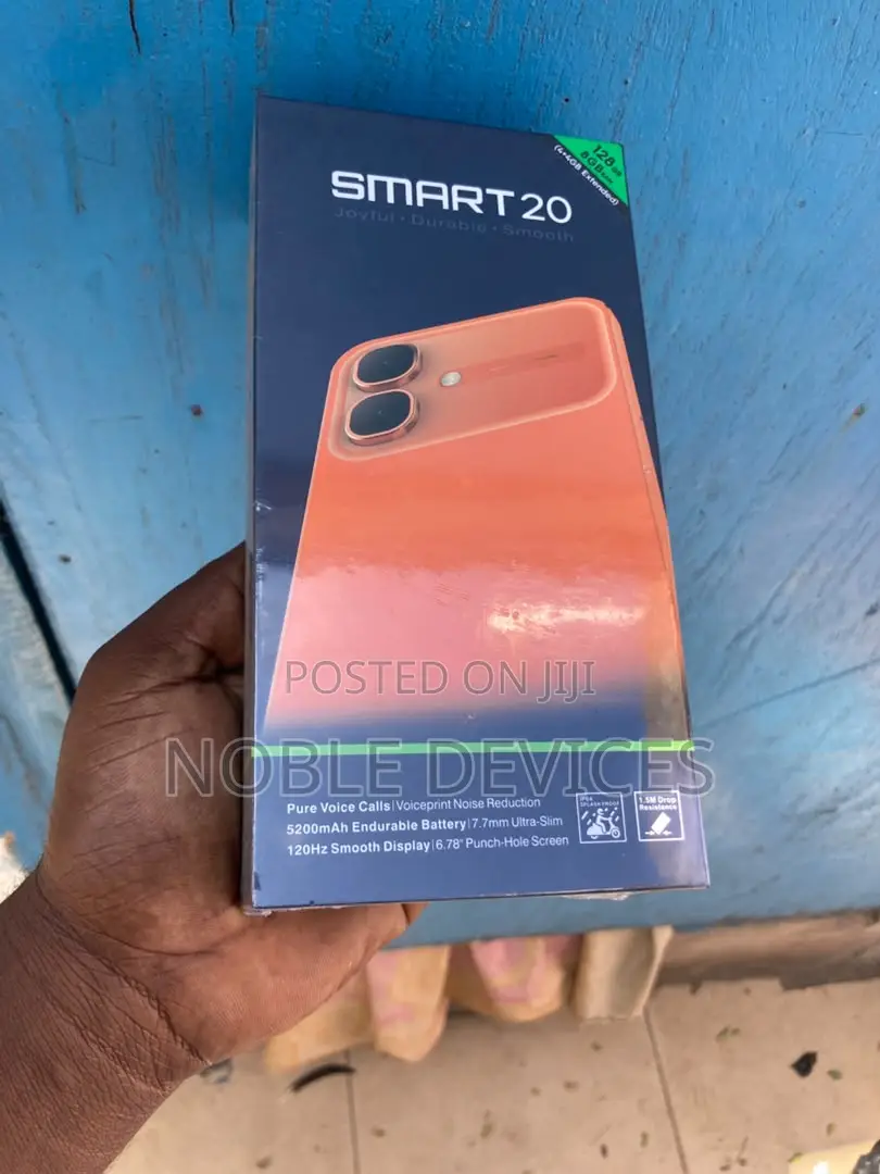 New Infinix Smart 20 128 GB Black