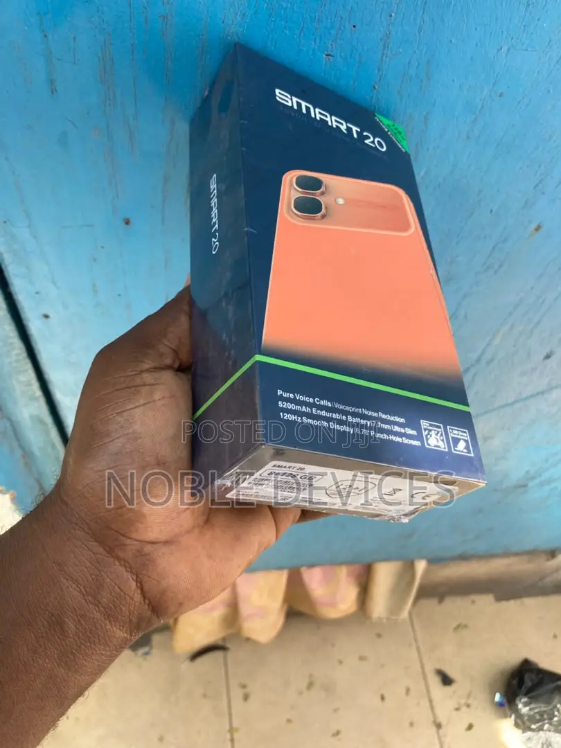 New Infinix Smart 20 128 GB Black