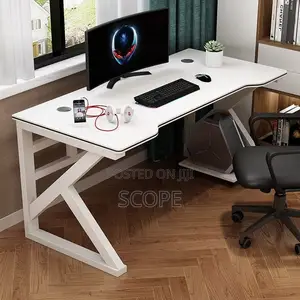 Brand New 140cmx70cm White Gaming Desk