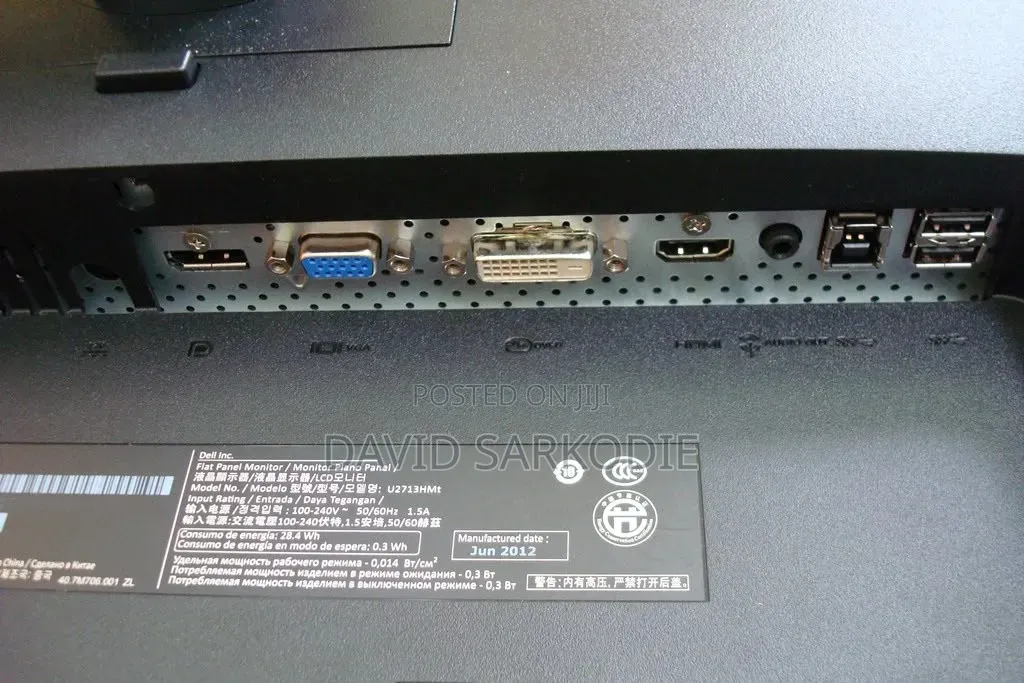 Dell U2713hmt Ultra Sharp Gaming Monitor