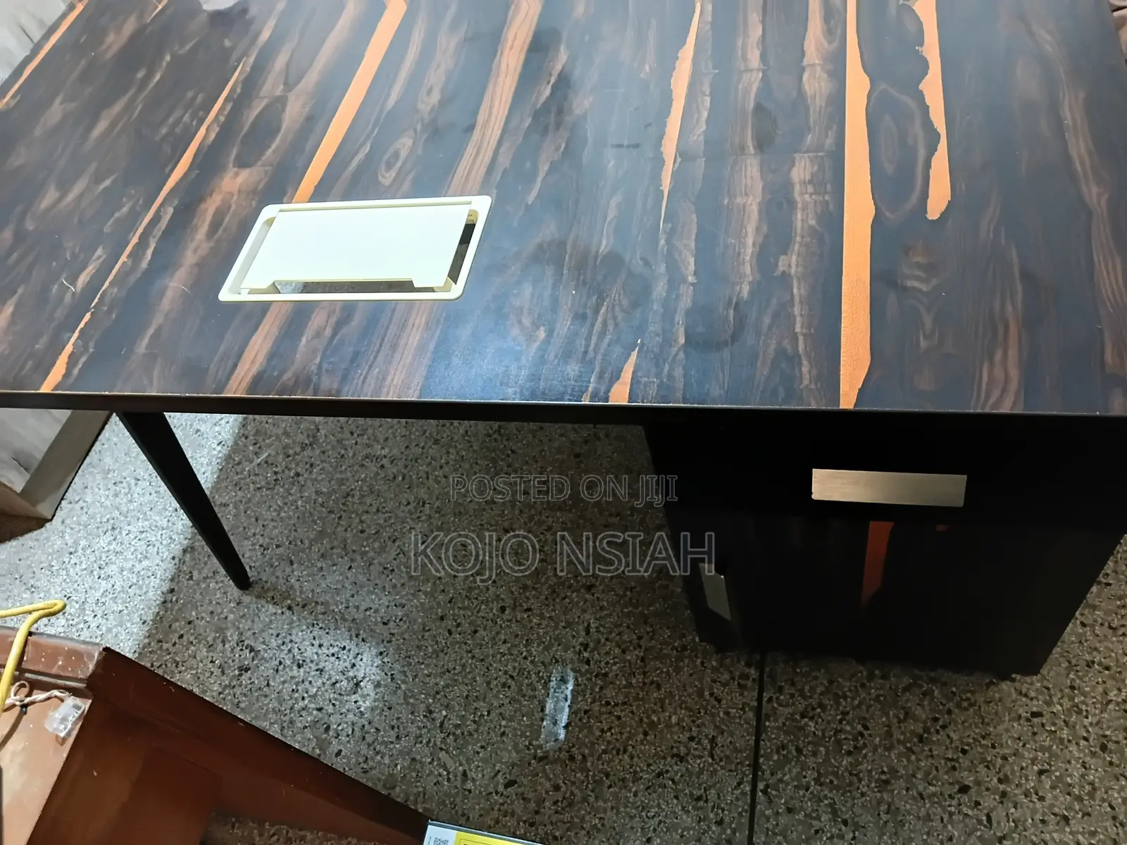 Office Desk With Cabinet and Drawer on Both Sides