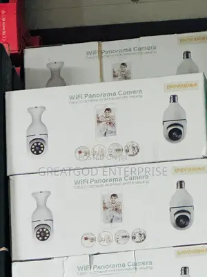 1080P WiFi Panorama Light Bulb Security Camera