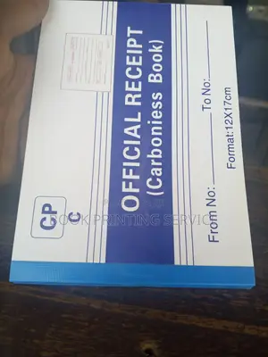 Receipt/ Invoice at Adenta New Site
