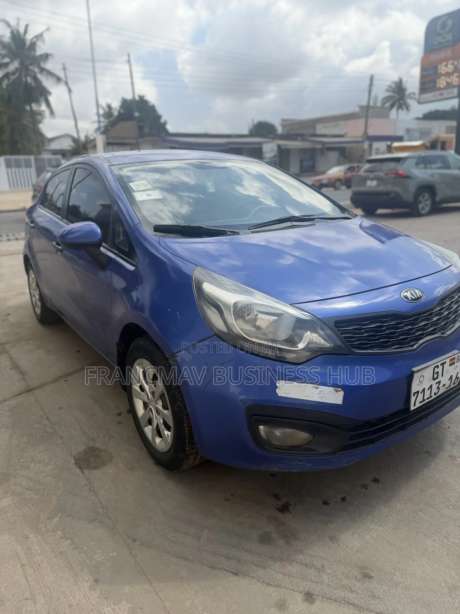 Kia Rio SX 4dr Sedan (1.6L 4cyl 6A) 2014 Blue