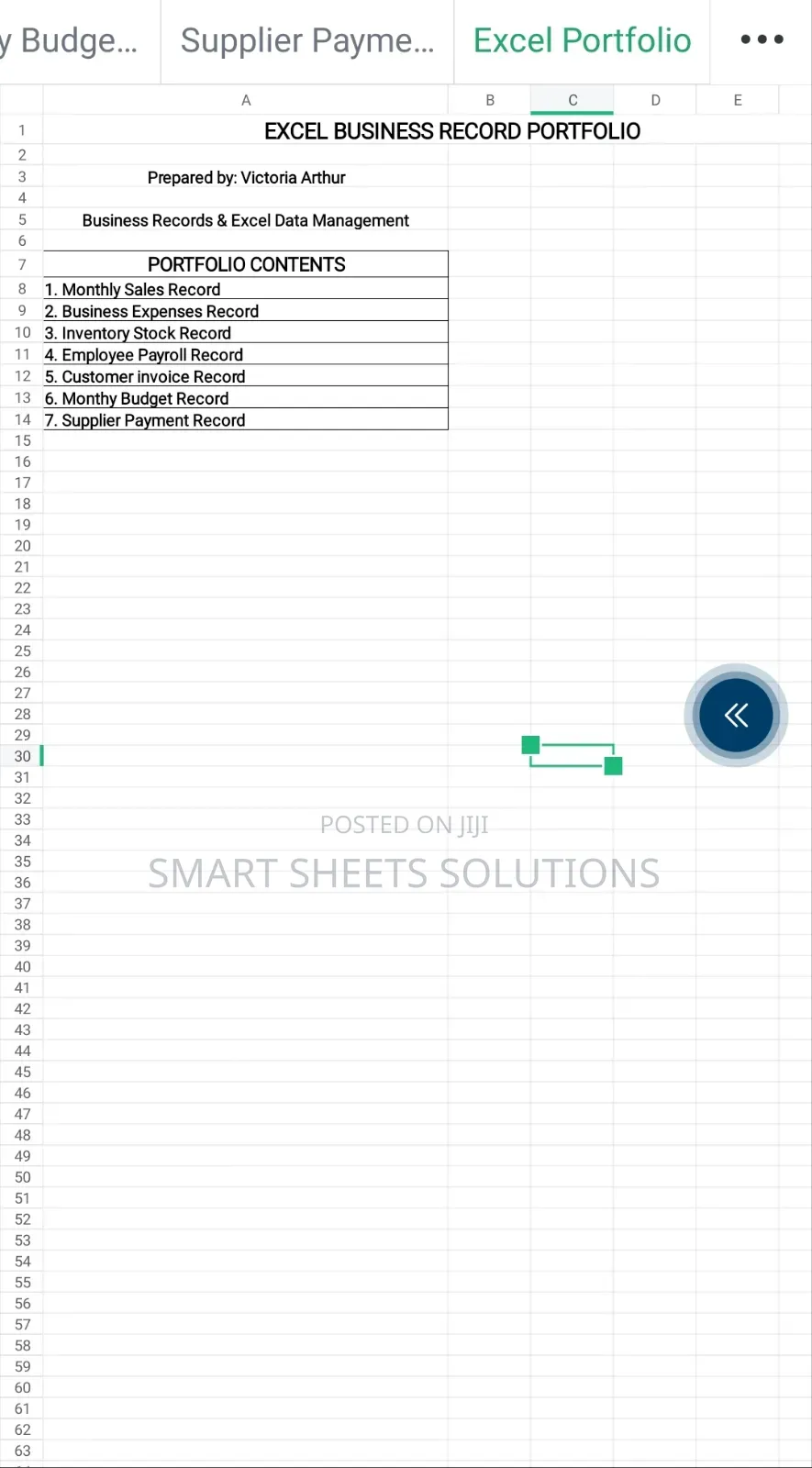Excel Business Records Services