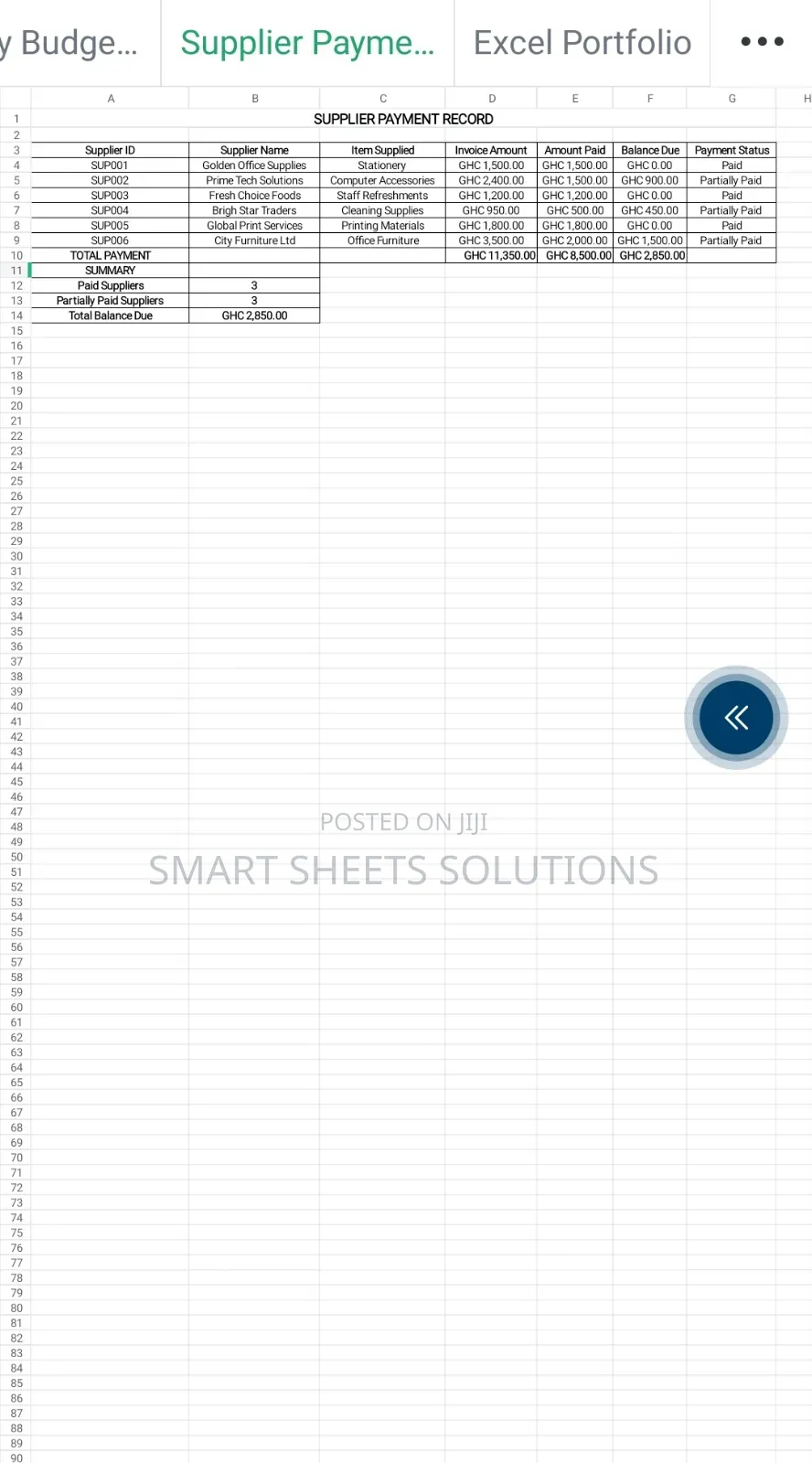 Excel Business Records Services