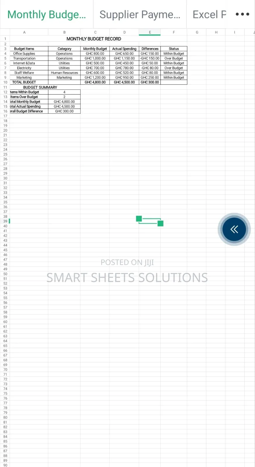 Excel Business Records Services