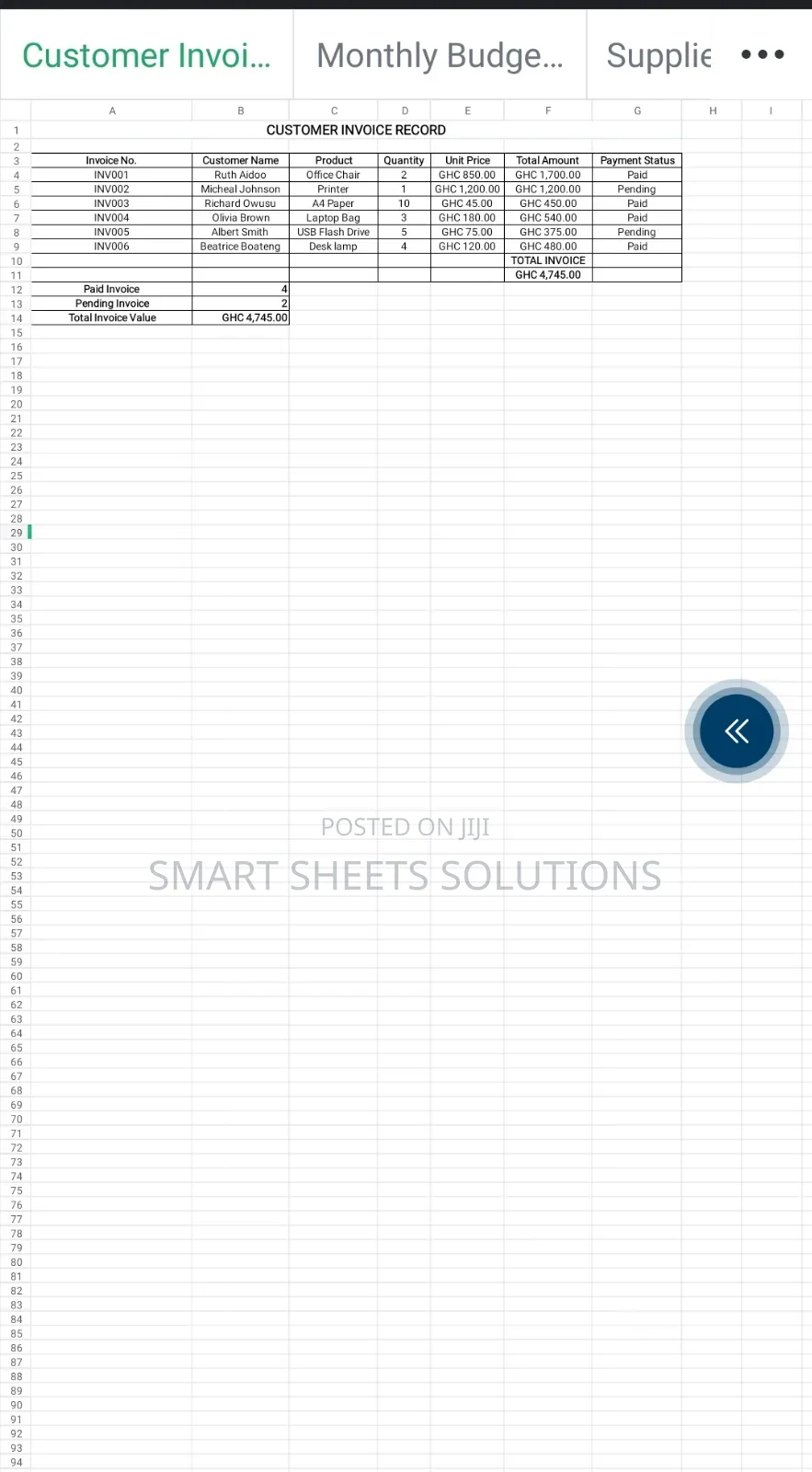 Excel Business Records Services
