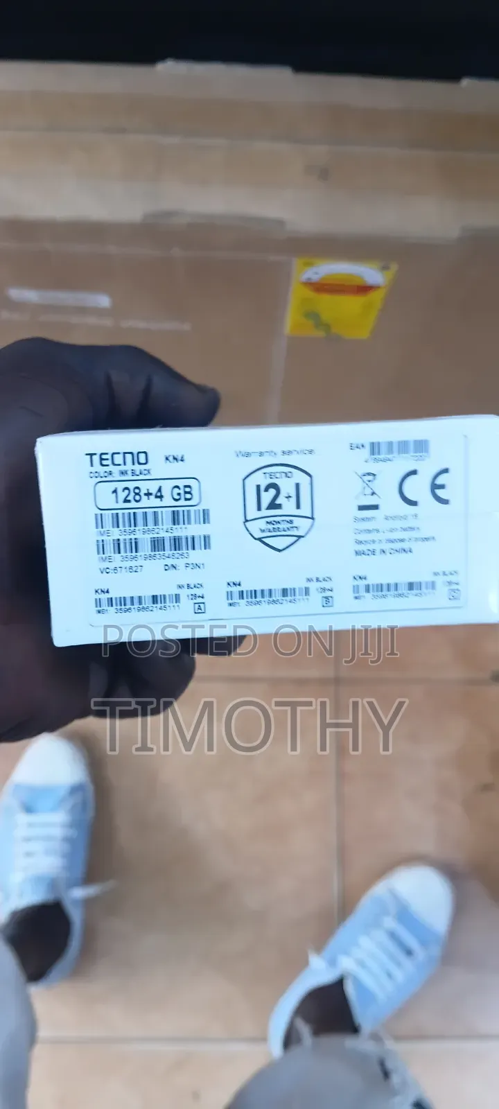 New Tecno Pop 20 128 GB Black