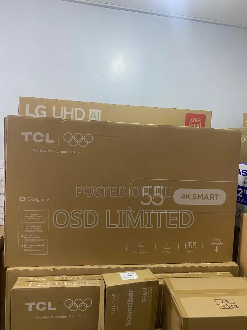 TCL LED HVA Panel 55 Inches 4k 2025 Model Google TV