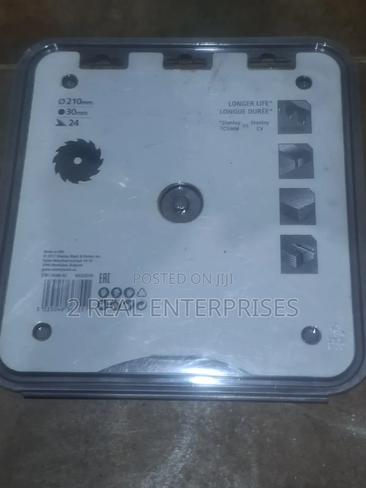 Stanley TCT Circular Saw Blade 210mm X 30mm 24T (STA13040)