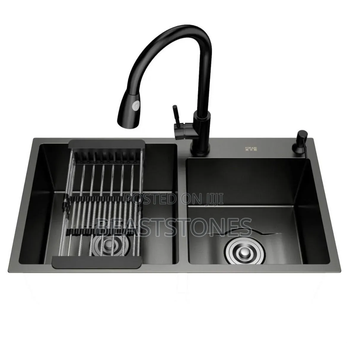 Black Luxury Stainless Steel Sink