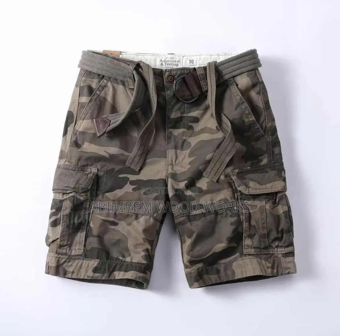 Khaki Camouflage Shorts and Denims