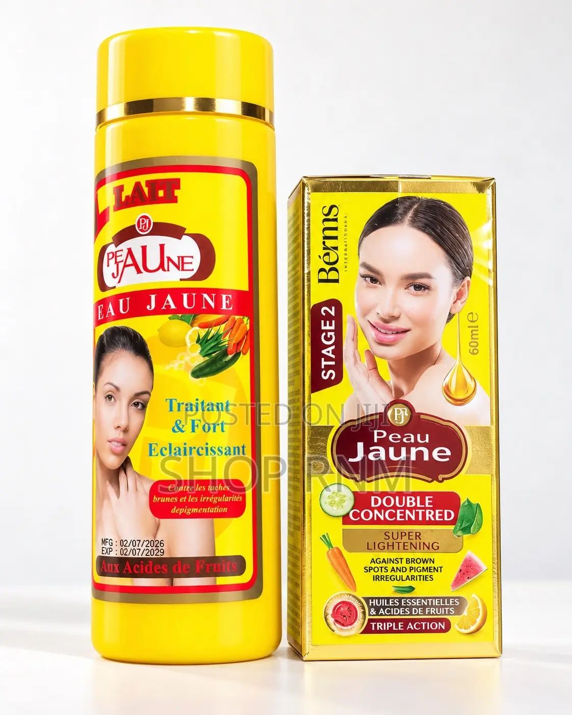 Peau Jaune Yellow Tone Lightening Lotion Set