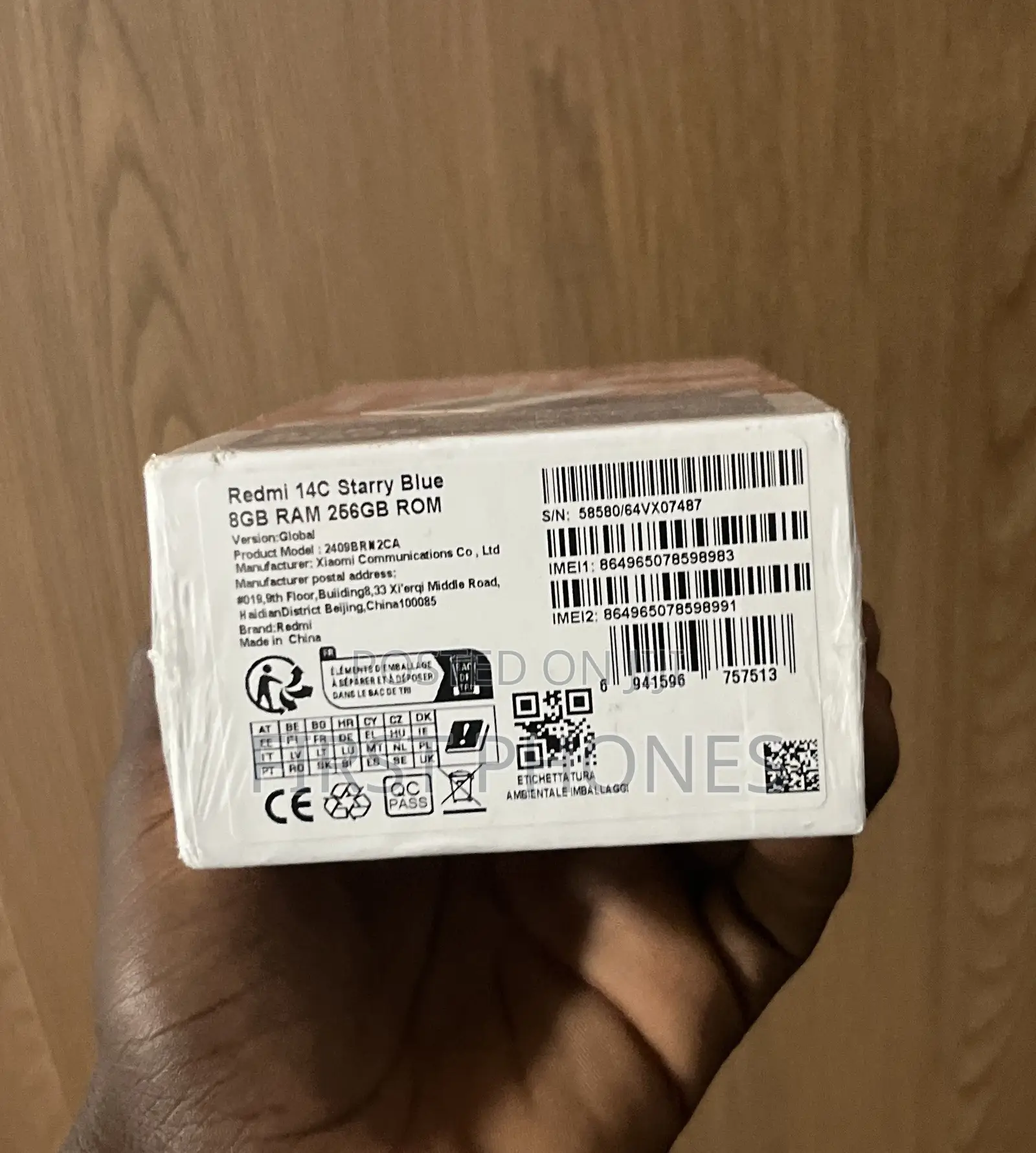 New Xiaomi Redmi 14C 256 GB Blue