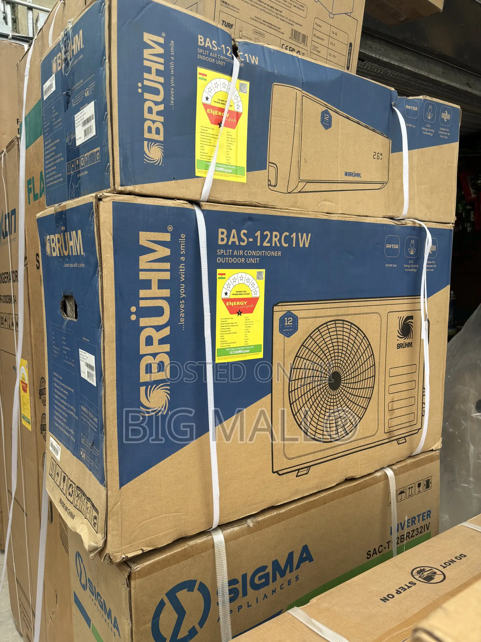 Bruhm 1.5hp Air Condition