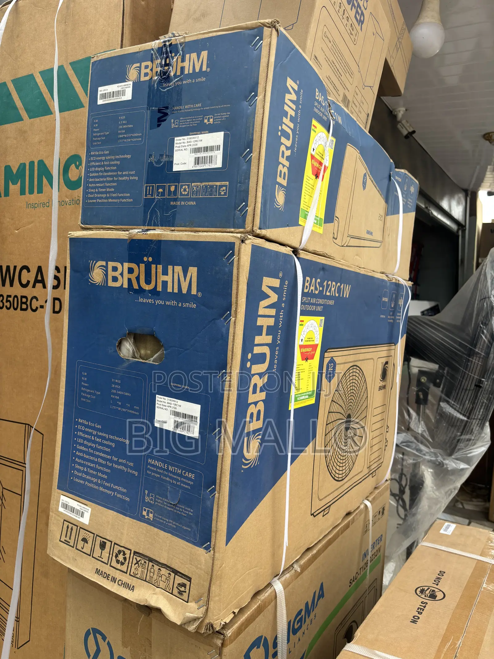 Bruhm 1.5hp Air Condition