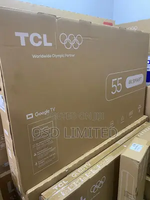 TCL 55 Inches 4K UHD Smart Google TV With AiPQ Procosser -Black