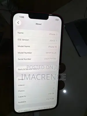 Apple iPhone 14 256 GB Red
