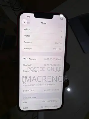 Apple iPhone 14 256 GB Red