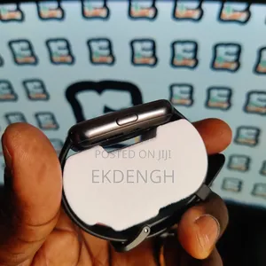 Huawei Watch Fit 2 Black Colour With Orange Colouration on Screen