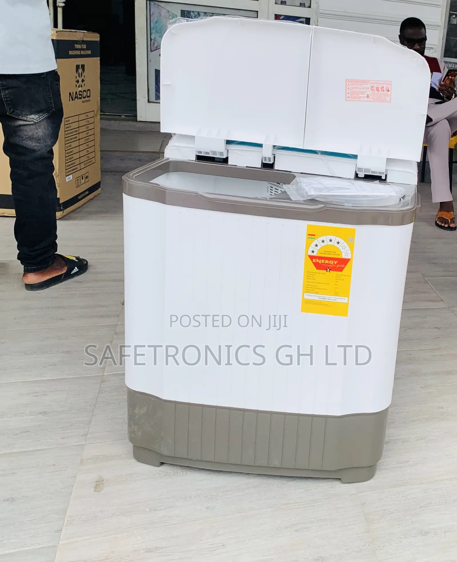 Fast Spinning 5kg (White) Nasco WashingMachine