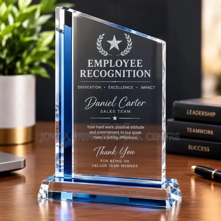 Crystal Awards & Plaque Customization