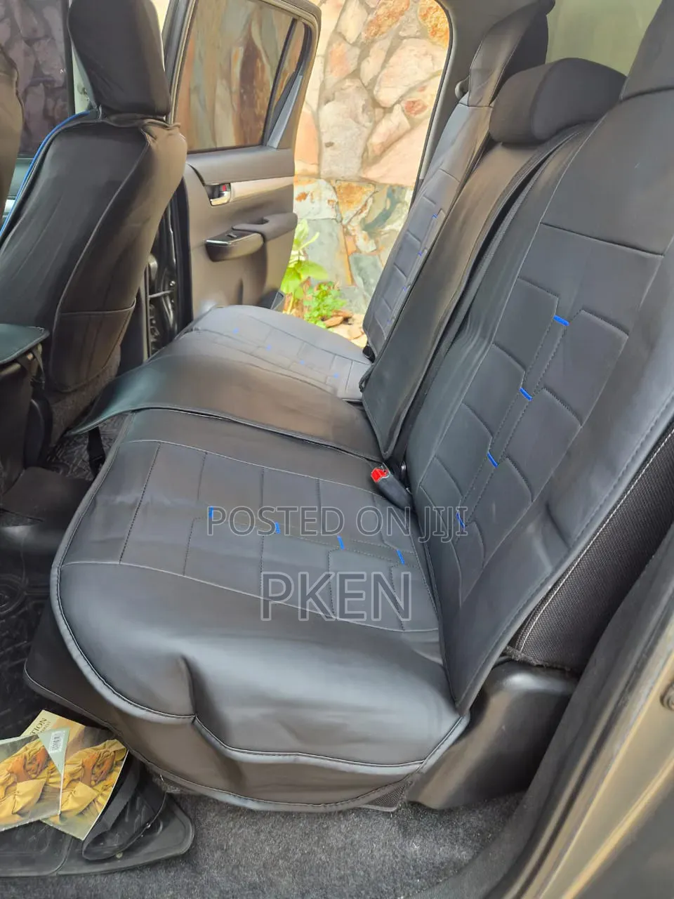 Car Leather Seat Covers Full Set of 5