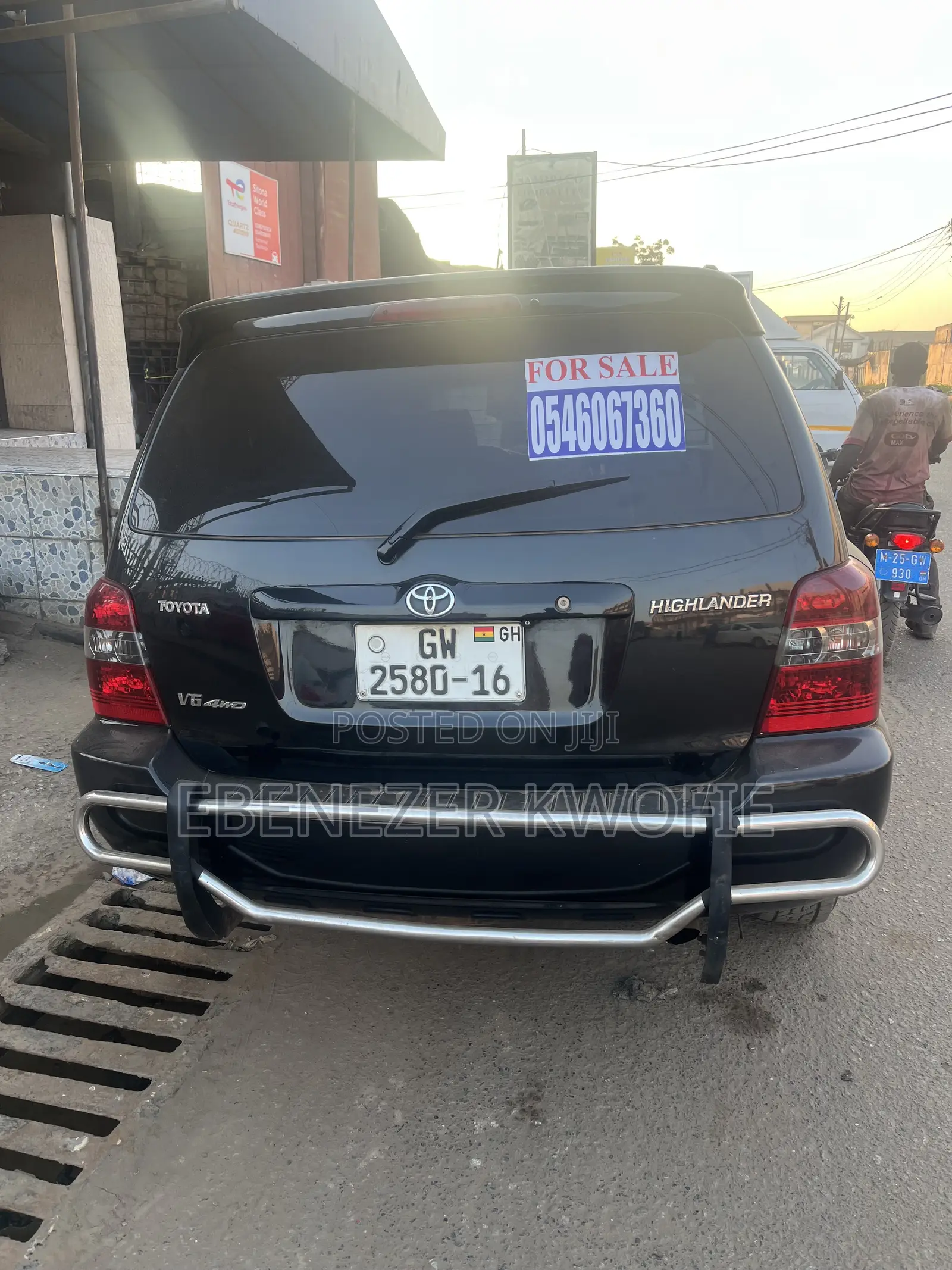 Toyota Highlander 4x4 2007 Black