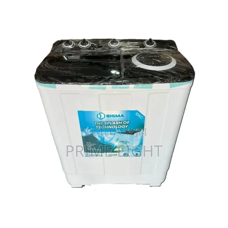 Sigma 10 Kg Twin Tub Washing Machine Available in Stock