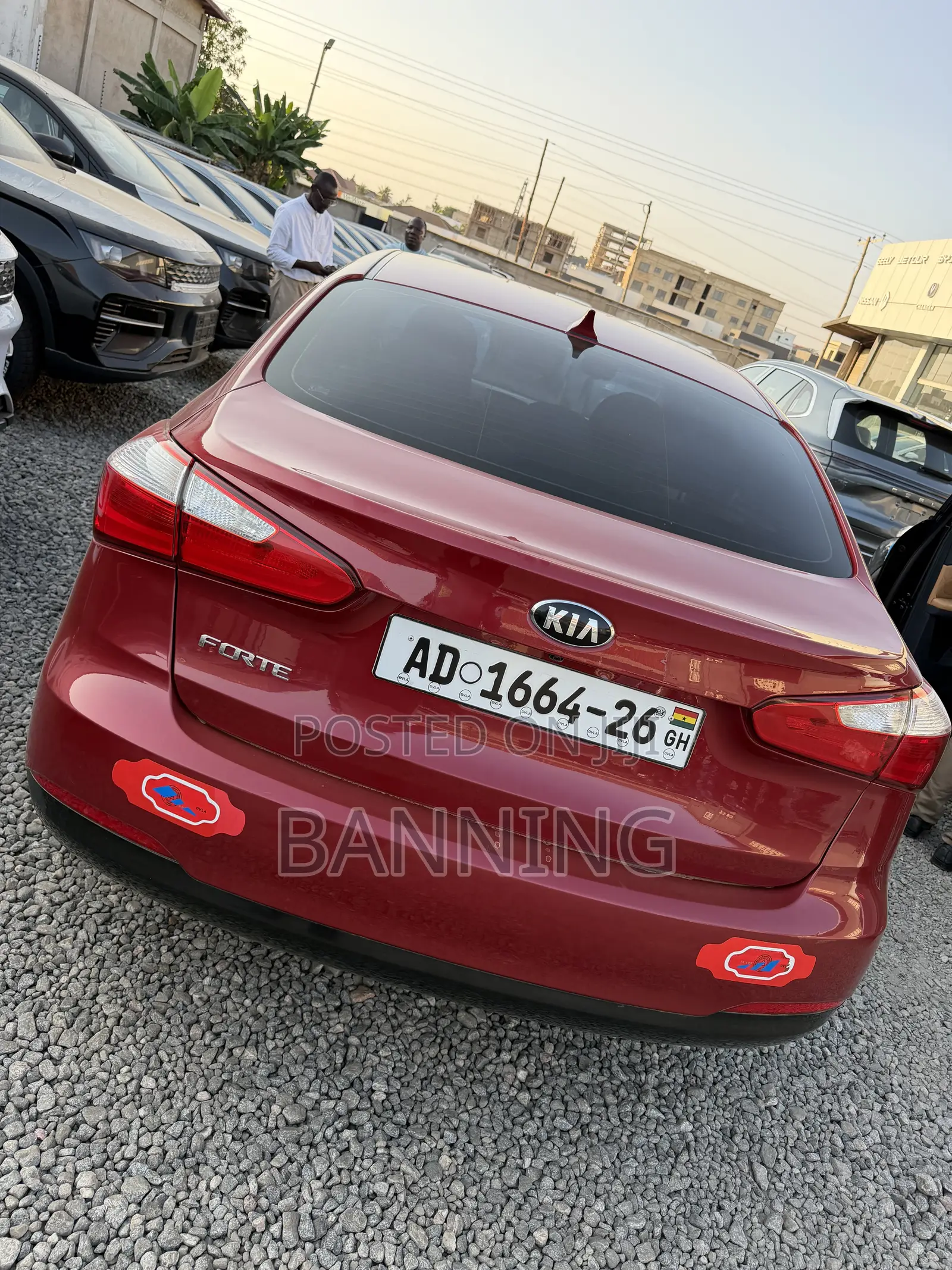 Kia Forte LX Sedan 2016 Red
