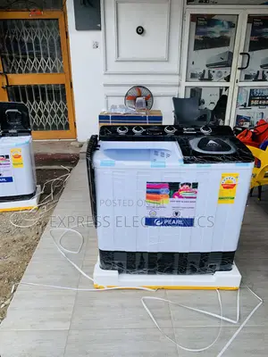 Shop the New Pearl 12KG Twin Tub Semi-Automatic Washing Mac PWM-12TT)