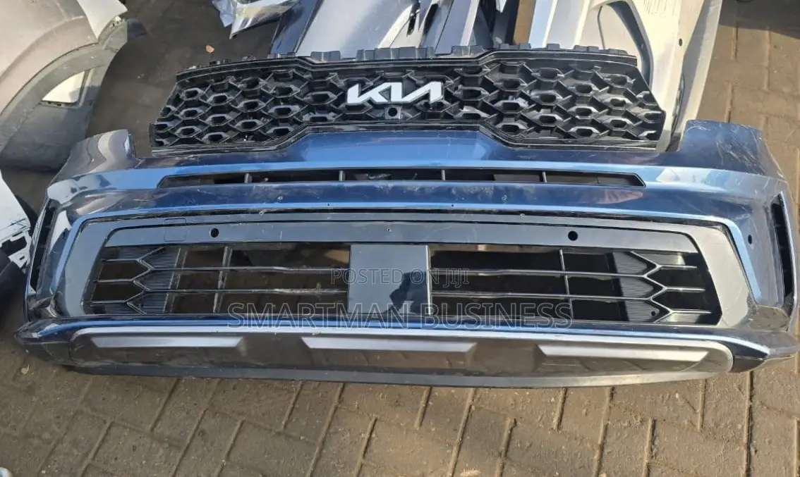 KIA Sorento 2021-2023 Front Bumper With Grille - New Logo Model